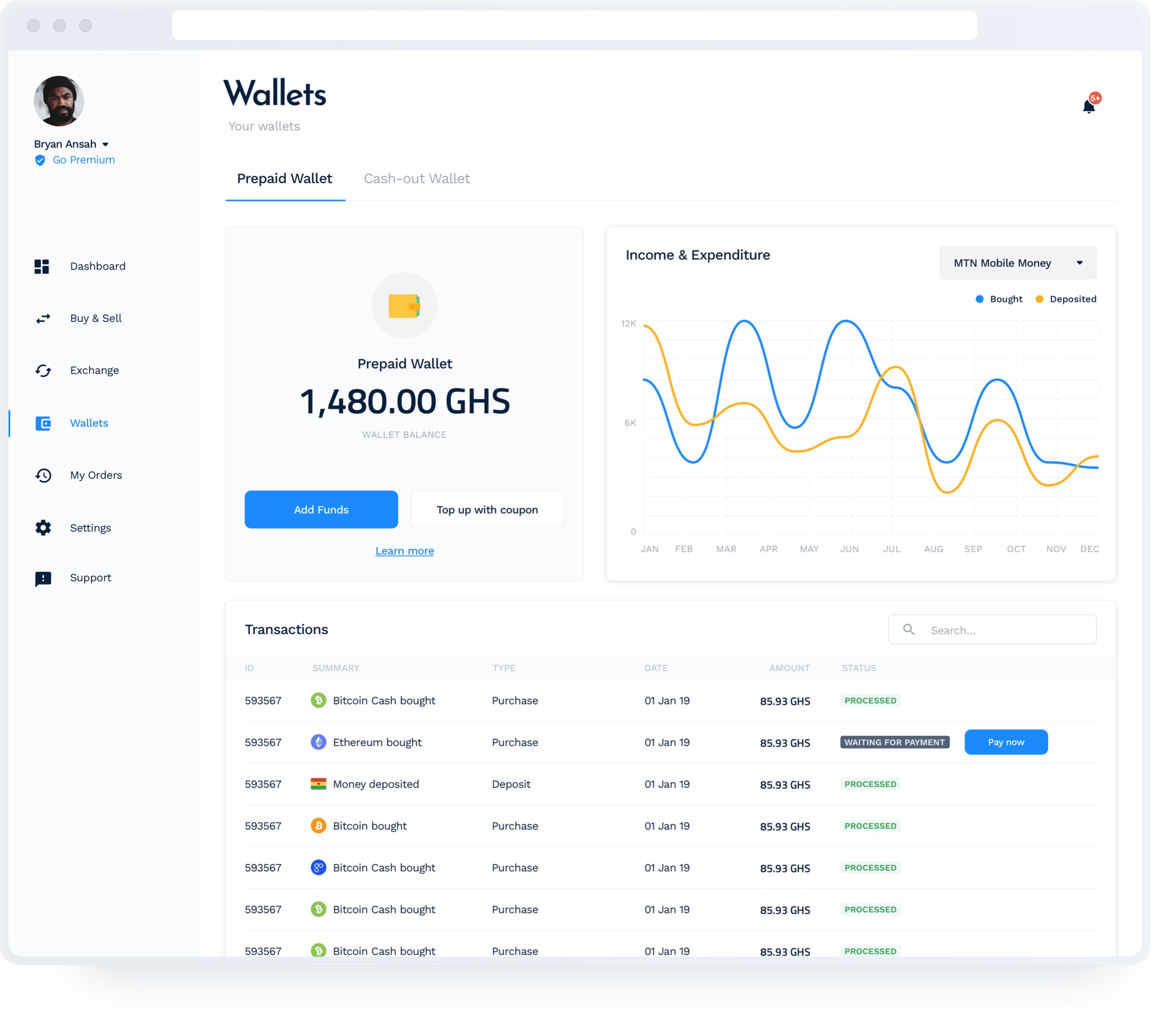 Payplux - Prepaid Wallet
